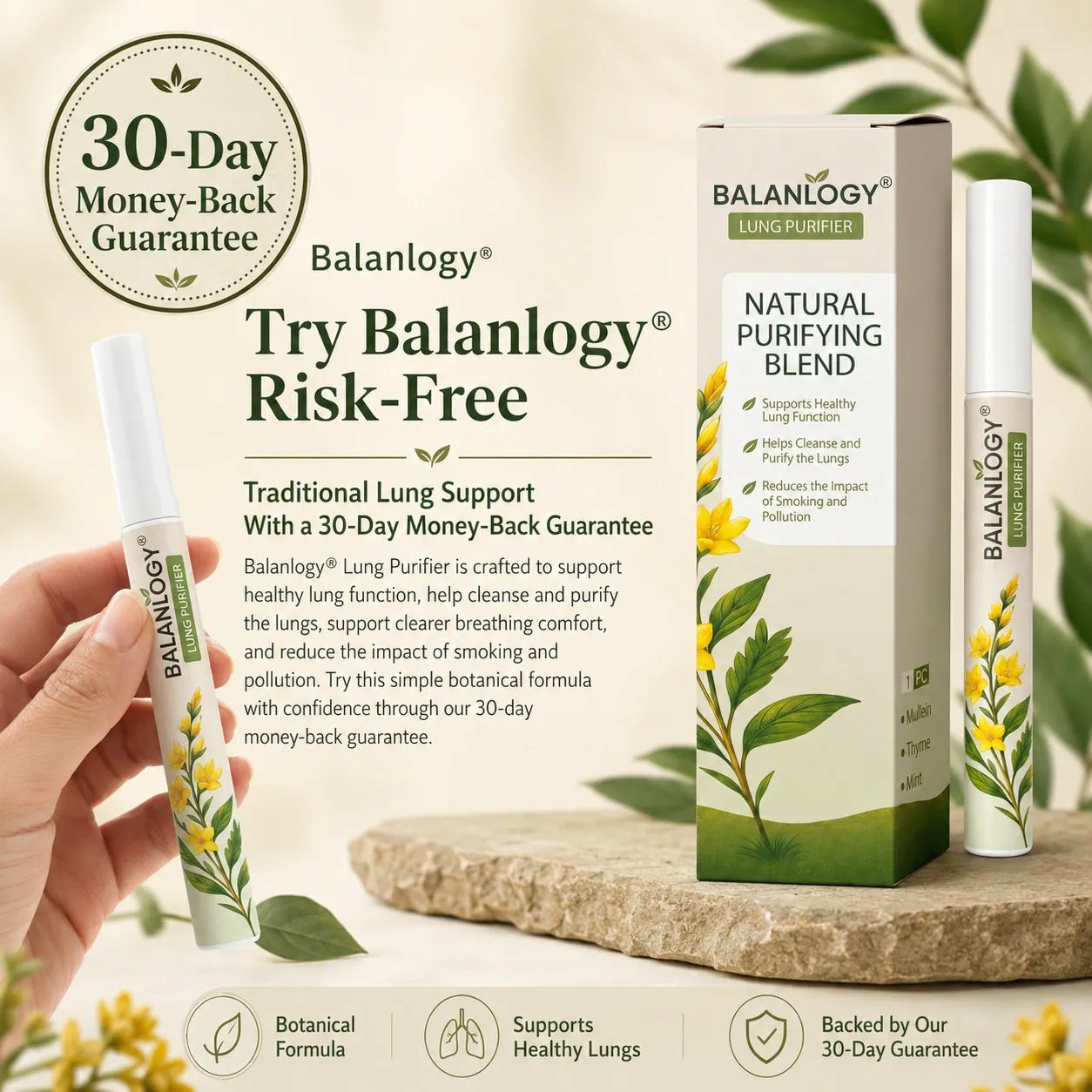 BALANLOGY® botanical lung purifier