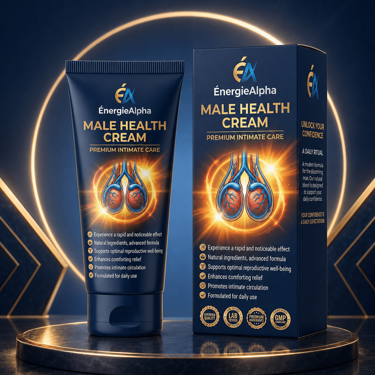 ÉnergieAlpha no-pill men’s topical cream