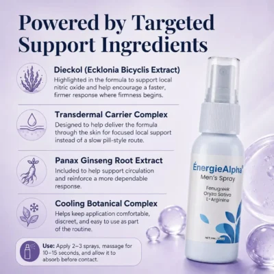 ÉnergieAlpha® Men's Performance Spray bottle