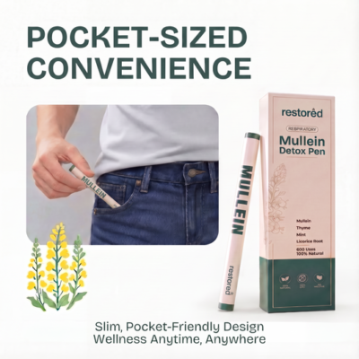Restored™ nicotine-free herbal vapor pen