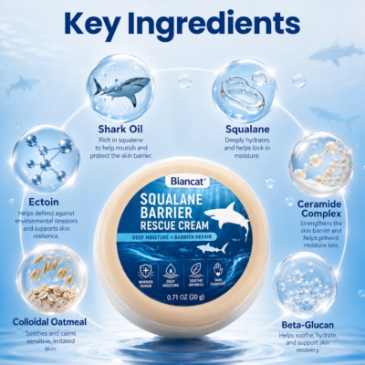 Biancat® barrier cream with shark oil and ectoin