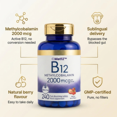 Met12™ 2,000 mcg methylcobalamin tablets