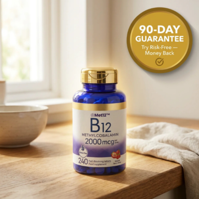 Met12™ cherry-flavoured sublingual vitamin B12 tablets