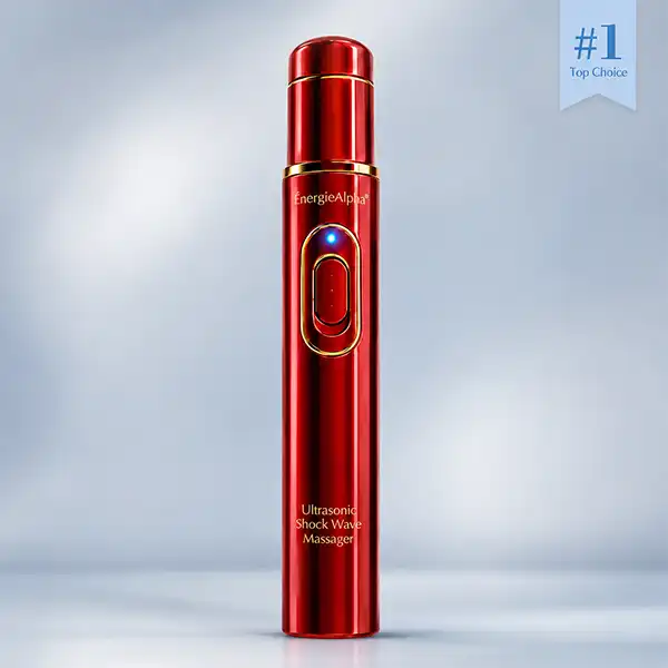 ÉnergieAlpha® Ultrasonic Shock Wave Massager with contact head
