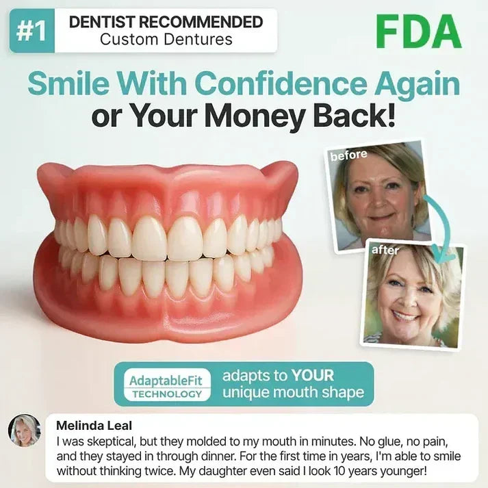 1. Klenimore remoldable denture set for home fitting