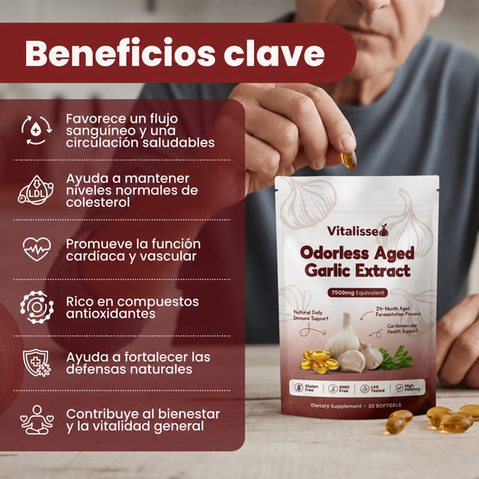 Vitalisse® extracto de ajo con S-alil cisteína SAC