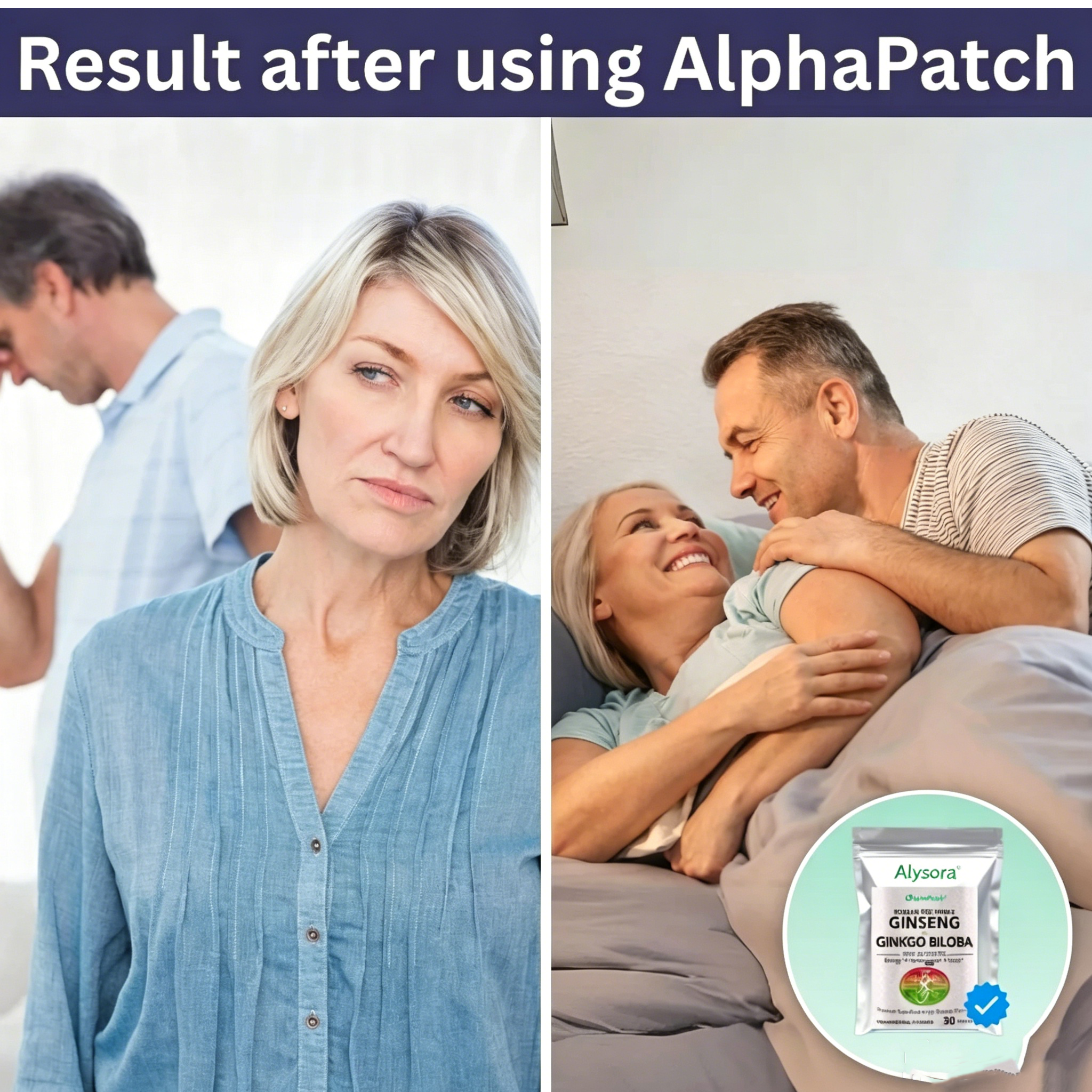 Alysora transdermal patch with Korean Red Panax Ginseng
