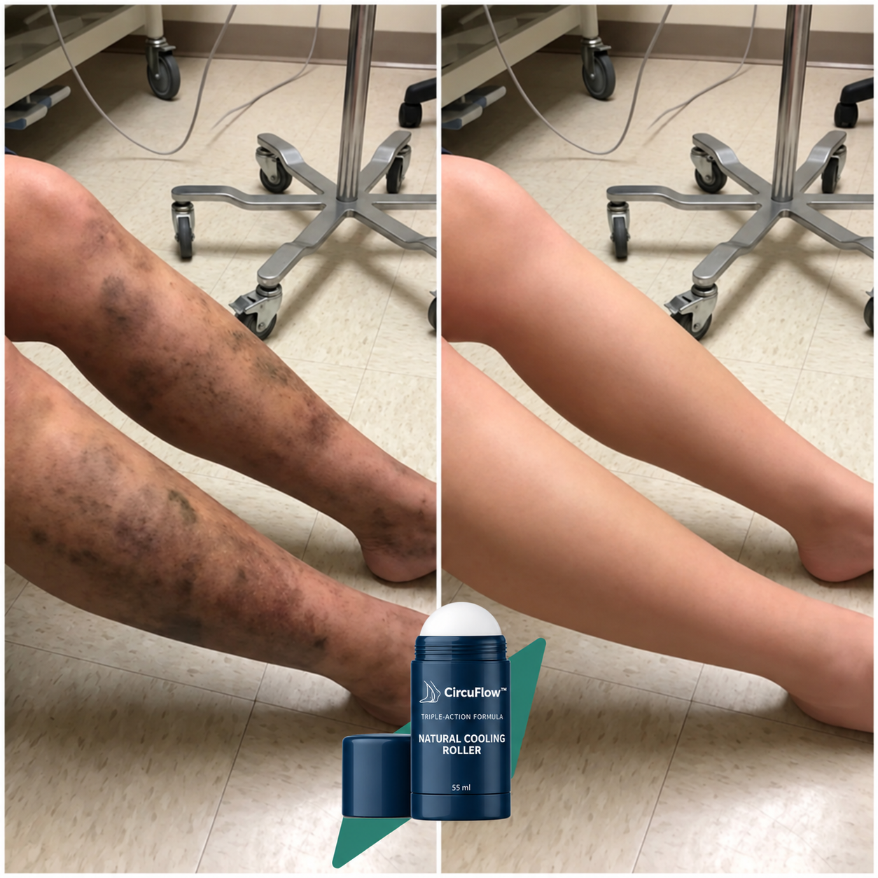 CircuFlow™ Leg Care Roll-On with horse chestnut, Gotu Kola and menthol