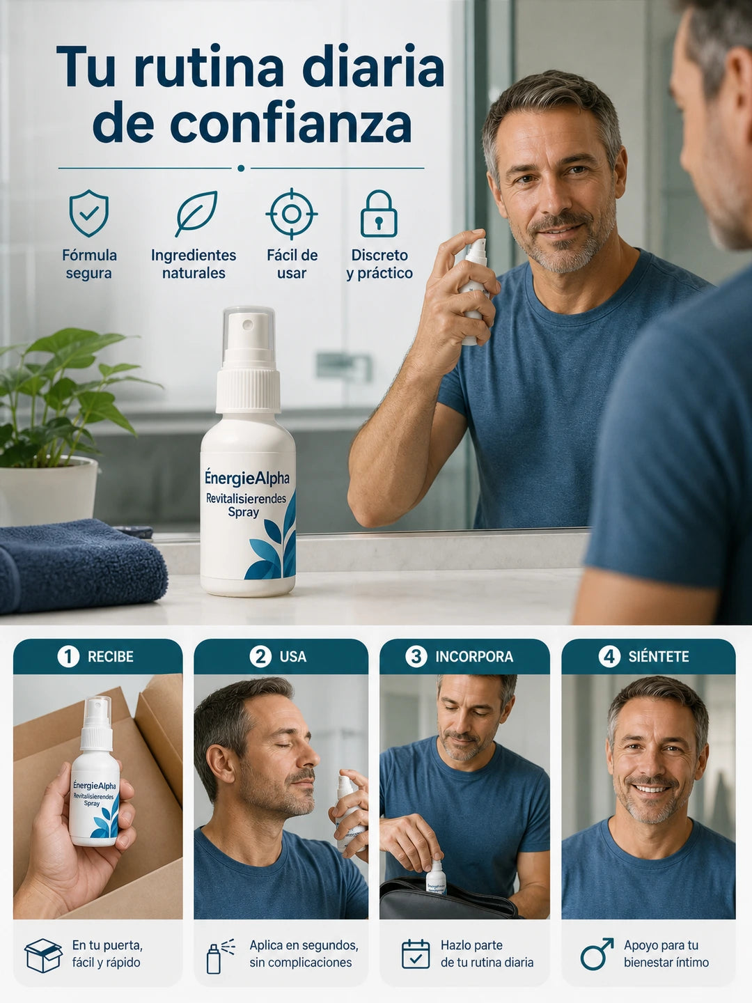 ÉnergieAlpha spray oral para hombres