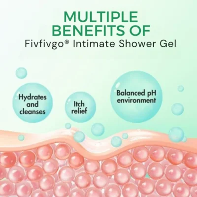Fivfivgo® Intimate Soothe HPV Genital Warts Shower Gel for gentle daily intimate cleansing