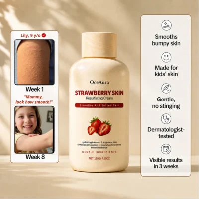 OceAura Strawberry Skin Cream with lactic acid