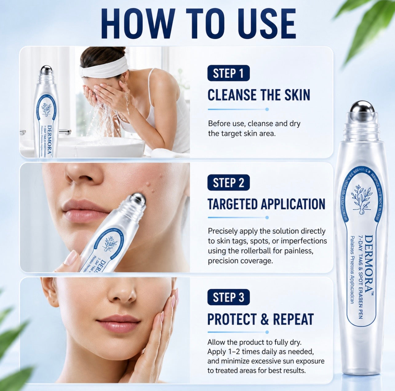Dermora™ Skin Repair Serum with salicylic acid