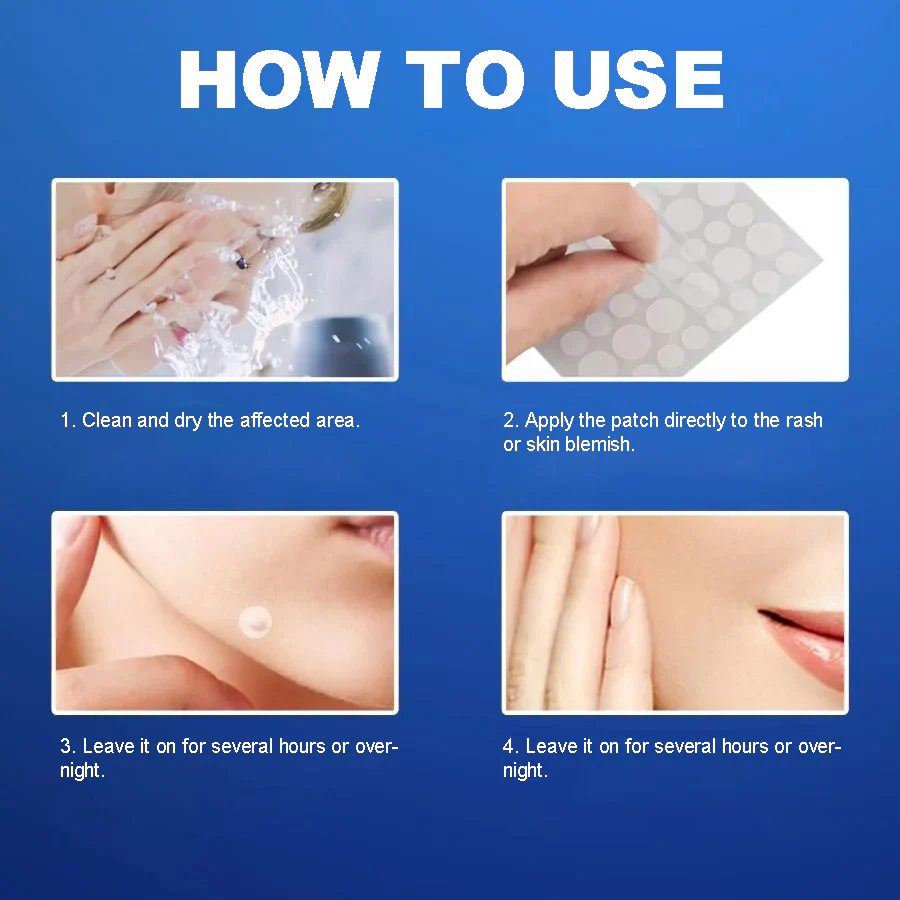 InvisiTag discreet at-home patch for targeted skin growth care