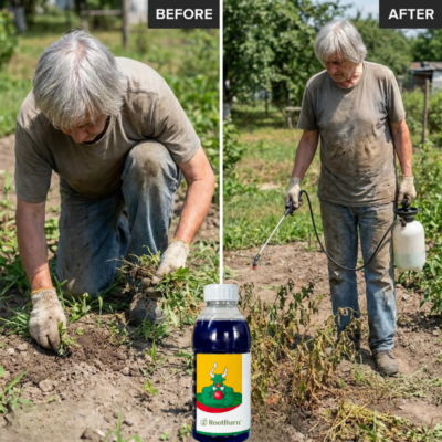 RootBurn™ root-targeting garden spray