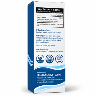 Loom nasal spray with 1% potassium iodide