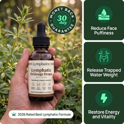 Lymphaire plant-based drops for fluid balance support
