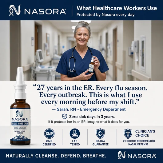 Nasora nasal spray with glycerin and sodium chloride