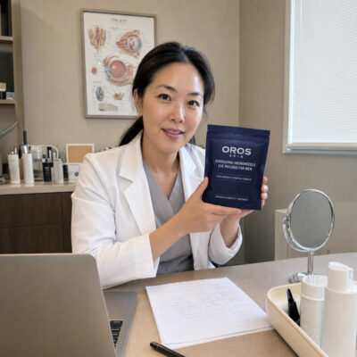 Oros microneedle patches designed for under-eye puffiness
