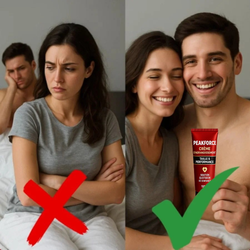 PeakForce crème pour hommes avec Pueraria