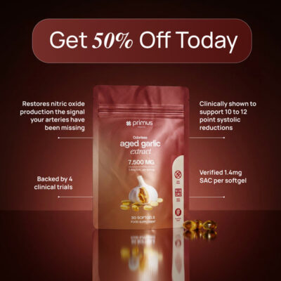 Primus odorless aged garlic softgel for daily use