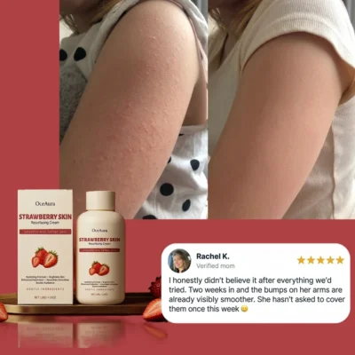 OceAura Strawberry Skin Cream with 6% glycolic acid