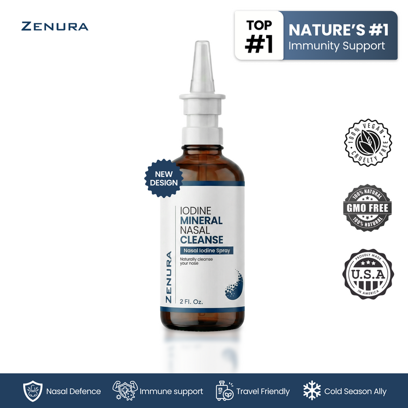 Zenura nasal spray with 1% potassium iodide