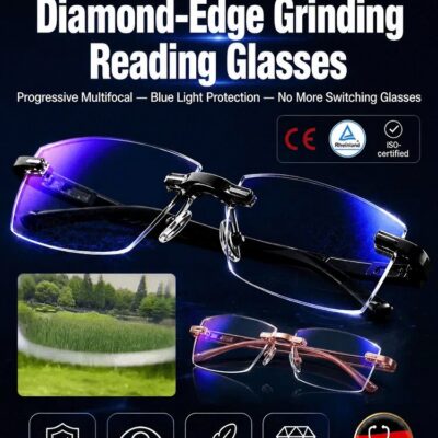 Vitalisle Diamond Edge Autofocus Reading Glasses