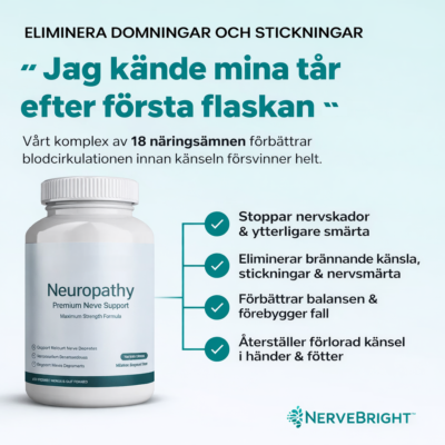 NerveBright™ formula för vuxna med fokus på nervhälsa