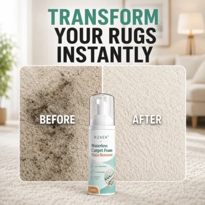 RZXEA foam cleaner for localised rug cleaning