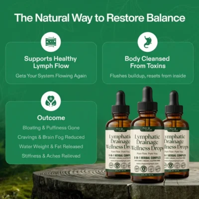 Pure Lymph liquid herbal preparation supplied with a dropper