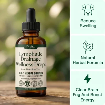 Pure Lymph blend containing eight named botanicals