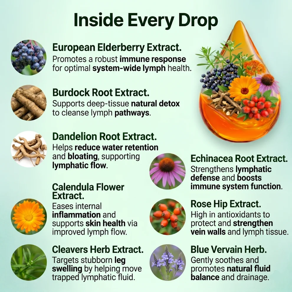 Pure Lymph formula featuring European elderberry