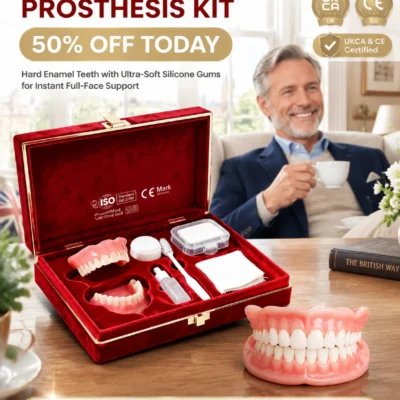 Full-Coverage Denture Set With Accessories