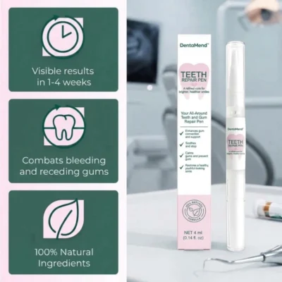 DentaMend gel with aloe vera as its highlighted botanical