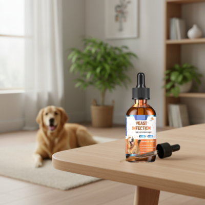 Yeast Infection Relief for Dogs som flytande hundtillskott