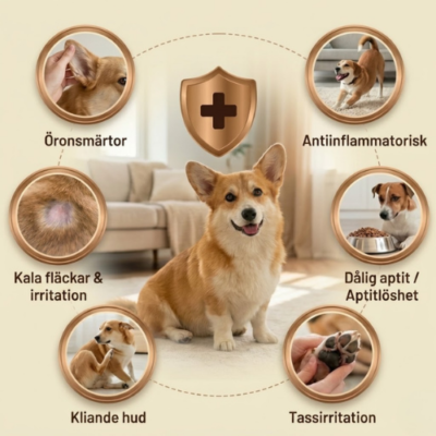 Yeast Infection Relief for Dogs för blandning i hundfoder