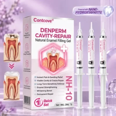 Contcove DenPerm packaging to retain for composition review with a dental professional
