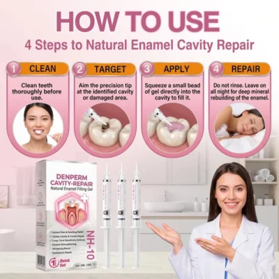 Contcove® DenPerm Cavity-Repair Natural Enamel Filling Gel