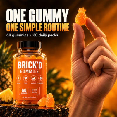 BRICK'D Pineapple-Flavoured Gummies