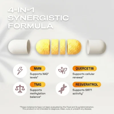 Volera formula providing 500 mg of NMN per serving