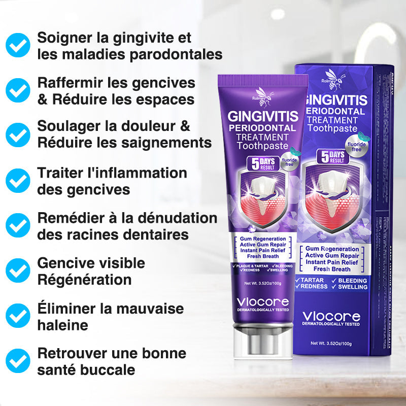 Dentifrice Rolimey VioCore avec coenzyme Q10