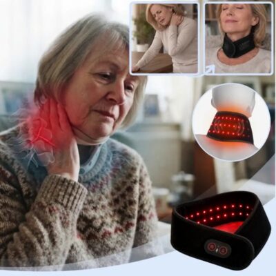 Lumavive red light neck wrap with single-button controls